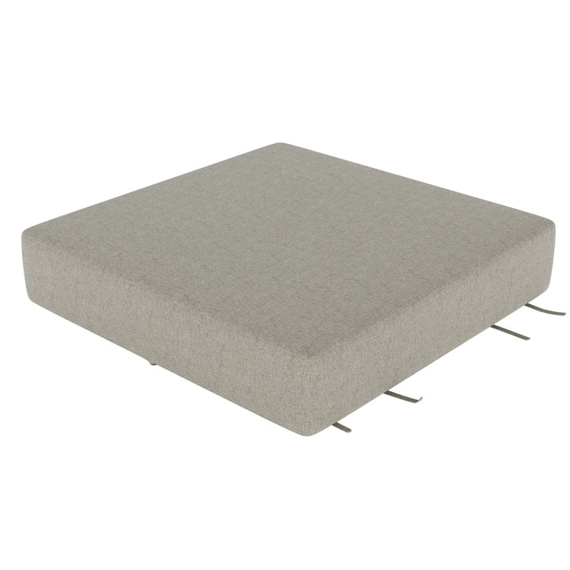Sunbrella® Outdoor Seat Pad/Ottoman Cushion, Spectrum Dove Sunbrella® Plainweave