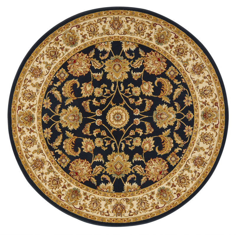 Round Bogner Oriental Area Rug, Round 120cm