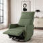 Fauteuil inclinable manuel pivotant avec rotation à 360 ° et coussin rembourré-1987537112