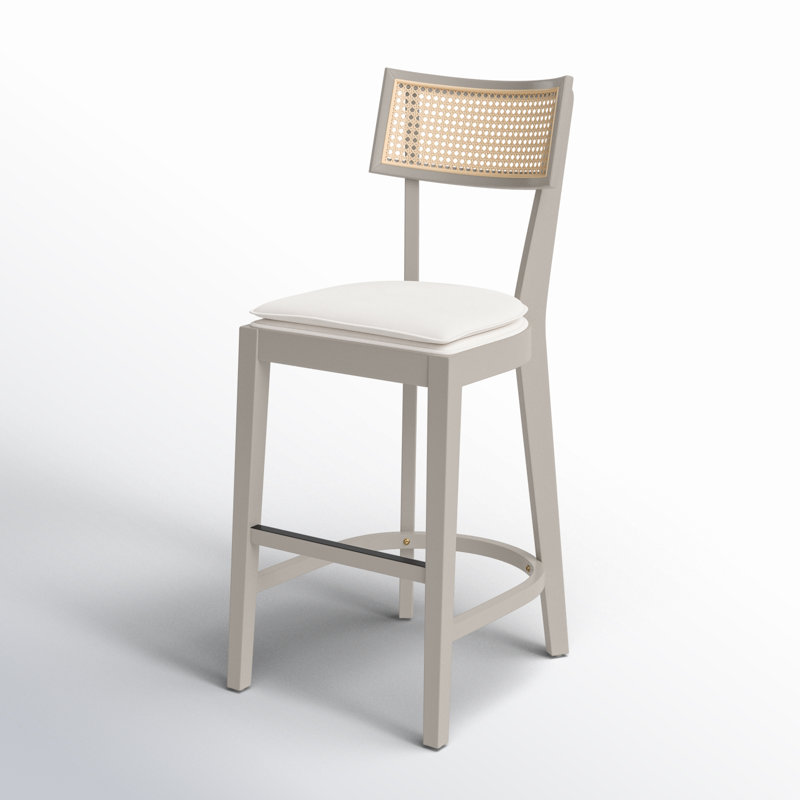 Tabouret Tarrington, Tabouret de comptoir (siège d'une hauteur de 26,6, Gris naturel