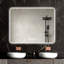 Bathroom Mirror With Led Lights Front And Backlit,  Anti-Fog Lighted Vanity Mirrors For Wall Mounted, 3 Colours And 5 Level Dimmable, Horizontal/Vertical