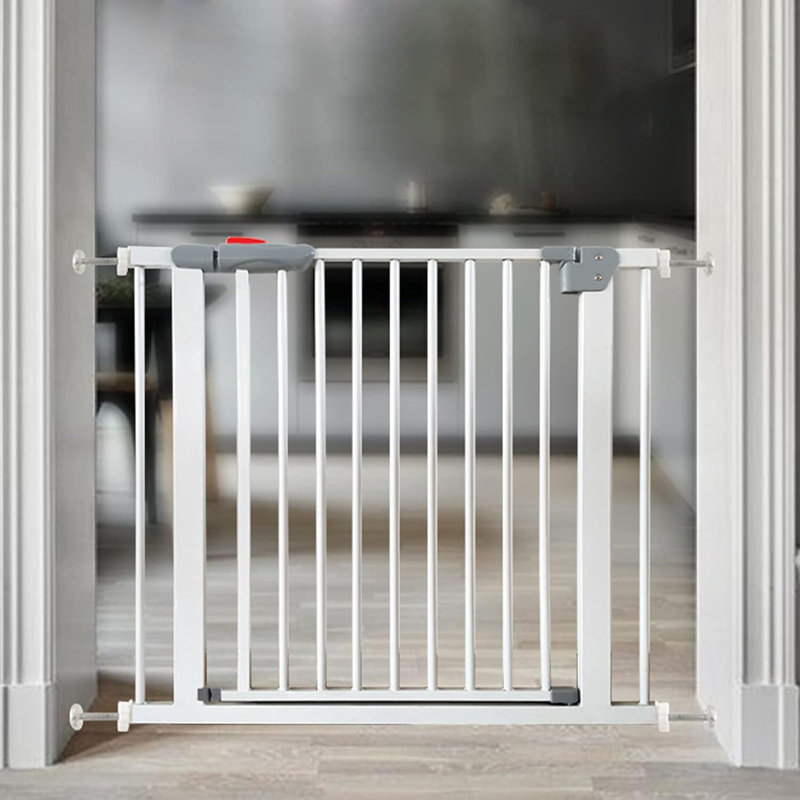 Barrière de sécurité à fermeture automatique avec double verrouillage pour la protection des enfants, 30"