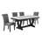 Apicella White Faux Marble Dining Set-1973448189-1957011242