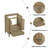 24" Bathroom Vanity Without Sink, Base Only