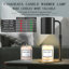 Lampe chauffe-bougie réglable en métal-1074815770