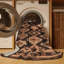 Tapis persan noir lavable à la machine-1588598075
