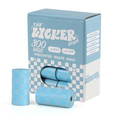 Sacs à crottes pour chien non parfumés The Licker Store