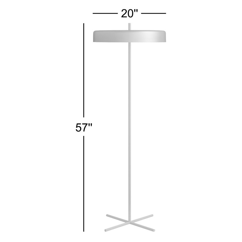 Bobber LED Floor Lamp, Oxblood