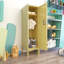 Grande armoire de rangement de style rétro