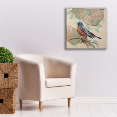 'Songbird Robin' by Sue Schlabach Canvas Wall Art
