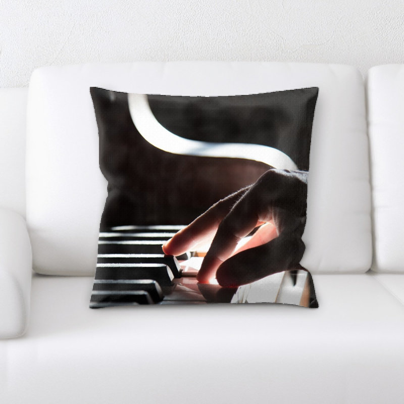 Coussin décoratif piano