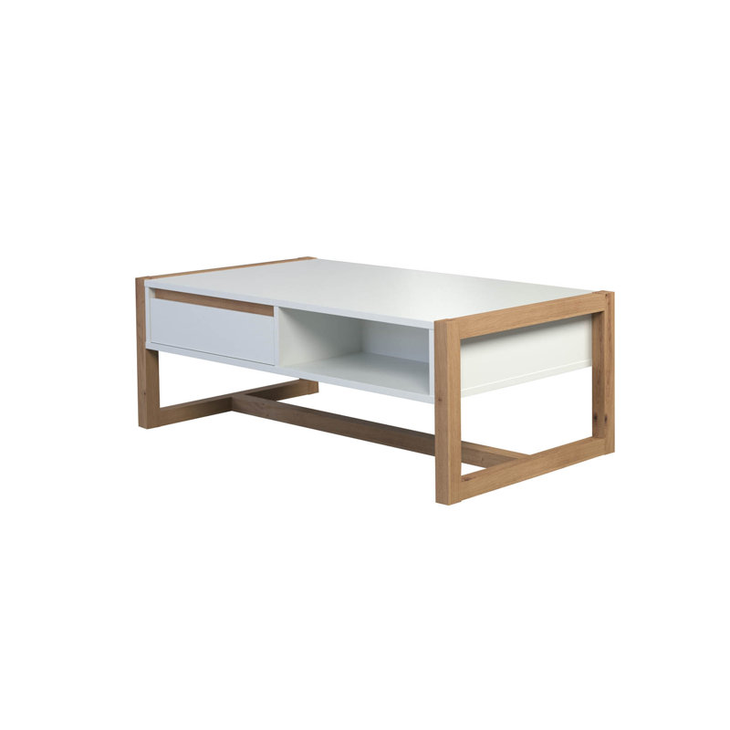 Mattheau Trestle Coffee Table with Storage