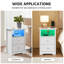 40cm W Manufactured Wood Bedside Table