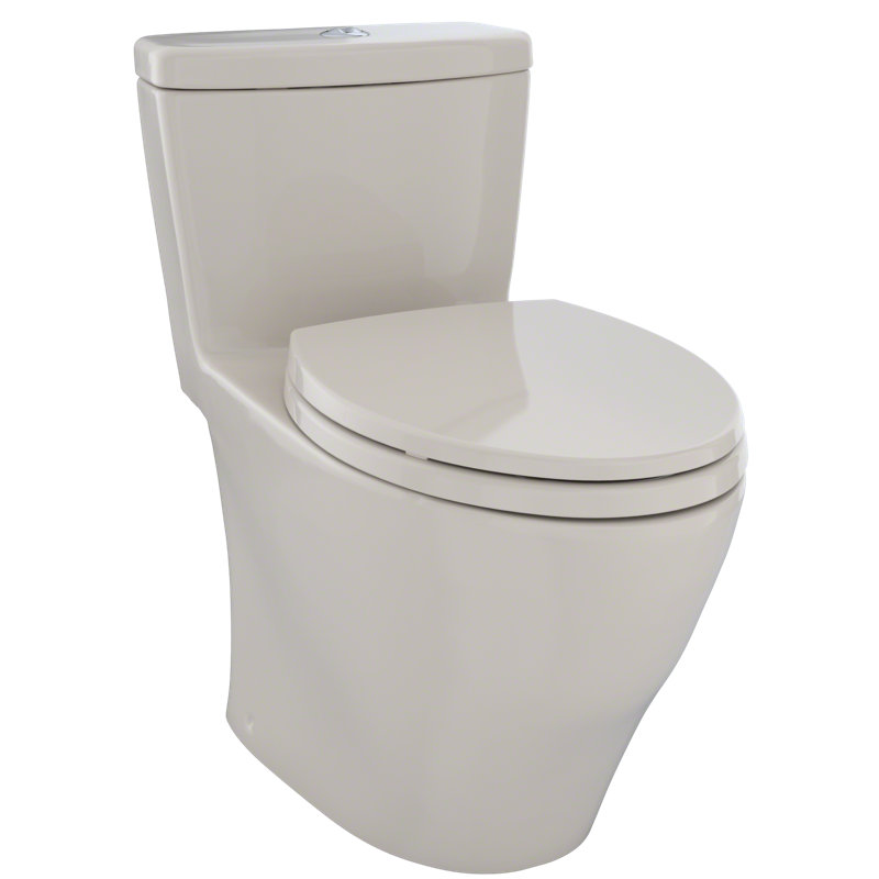Aquia® Dual-Flush Elongated Bidet Toilet (Seat Included), Bone