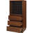 Walnut Wine Cabinet With 3 Drawer
