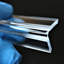 4x Clear 500 mm Acrylic / PC Low Profile Flexible Living Hinges, Continuous