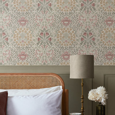 William Morris at Home Oak & Willow Sage Wallpaper
