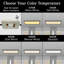Panneau lumineux à DEL encadré 1 pi x 4 pi - Luminaire à montage en surface CCT avec cadre intégré - intensité variable, température de couleur réglable 5 CCT-423007401