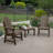 Anette Outdoor Adirondack Chair With Table-818309916
