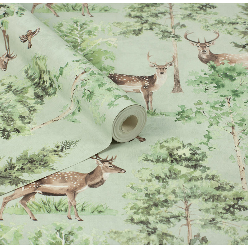 Cletis Neutral Deer Forest Wallpaper