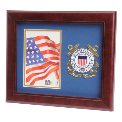 Kadence Brown Wood Beveled Picture Frame with Mat