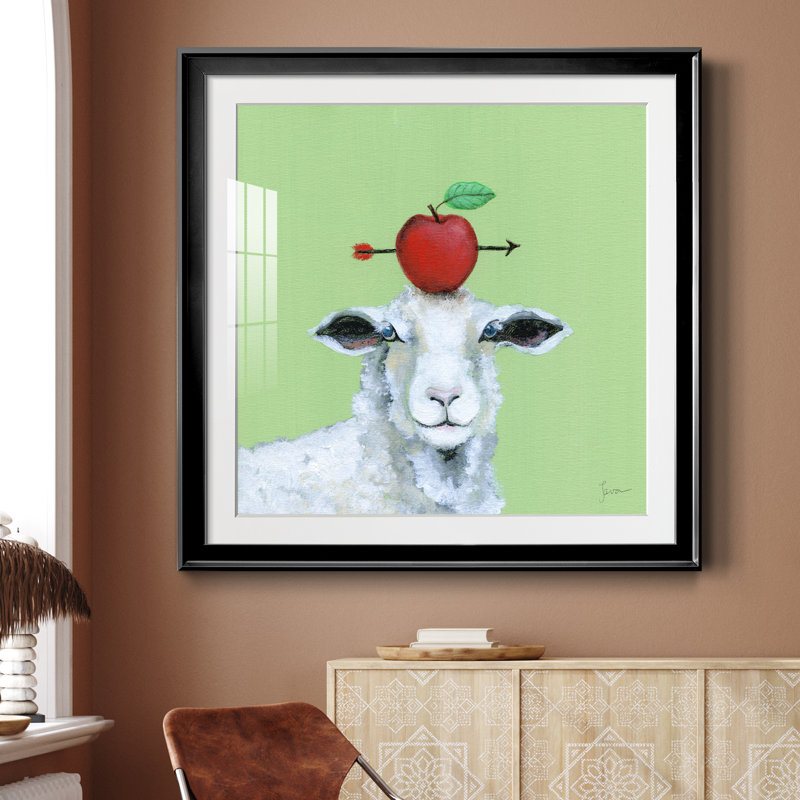 Nature ludique 3 - Peinture avec cadre, Toile avec cadre noir, H 26,5 po x l 26,5 po x P 1,5 po