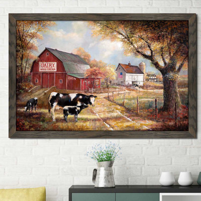 " Memories on the Farm " Oil Print
