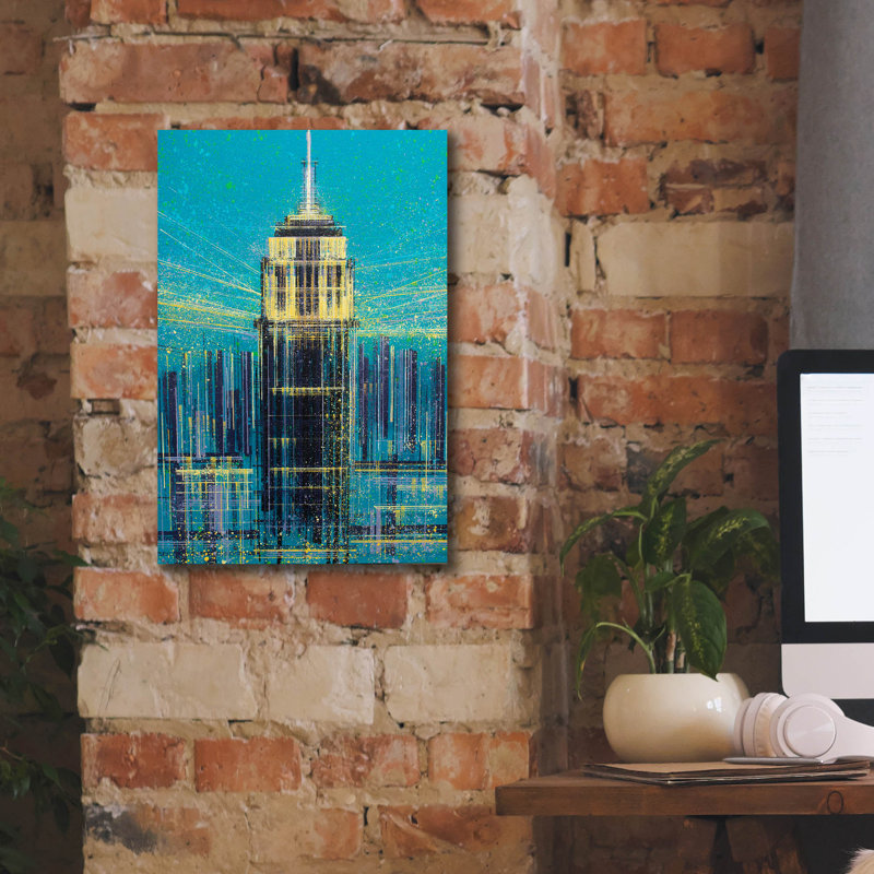 «The Empire State Building» par Marc Todd, H 18 po x l 12 po x P 0,75 po