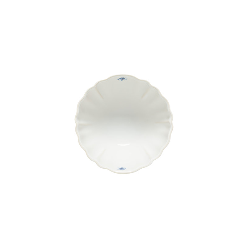 Vila Pasta Bowls, White/Blue