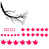 Noir et rose vif
