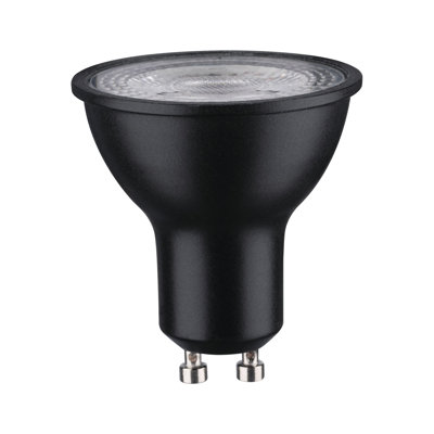 7W GU10 dimmbare LED Wandstrahler Leuchtmittel Schwarz