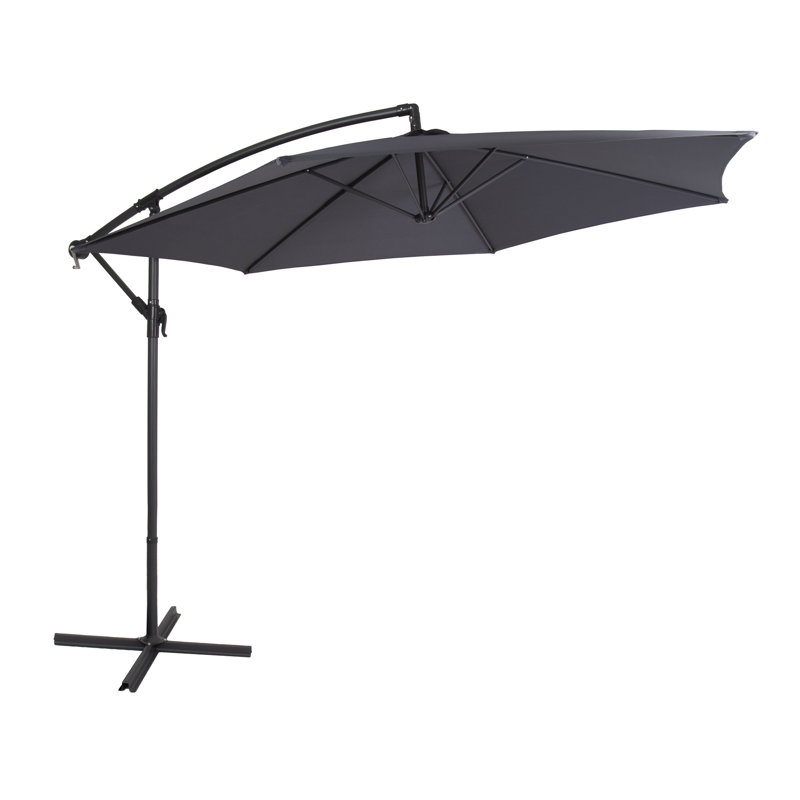 300cm Cantilever Parasol, Grey