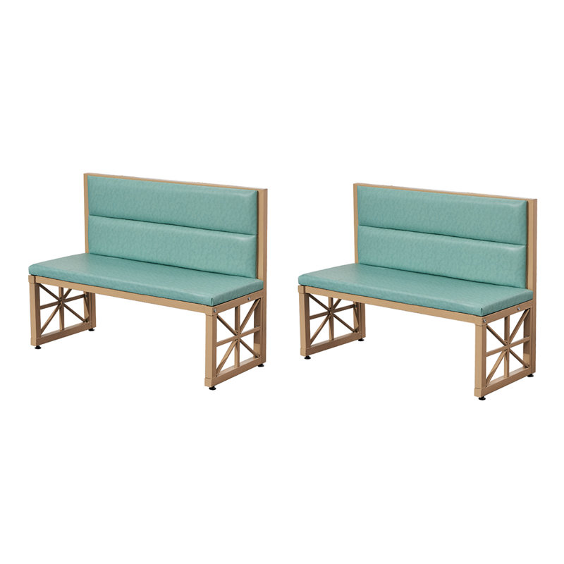 Banc rembourré en similicuir Classic Retro Exquis