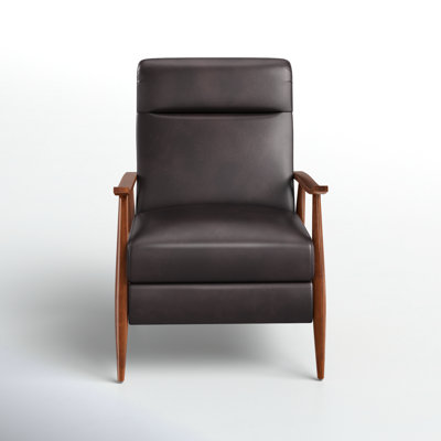 Imona 30" Genuine Leather Manual Recliner