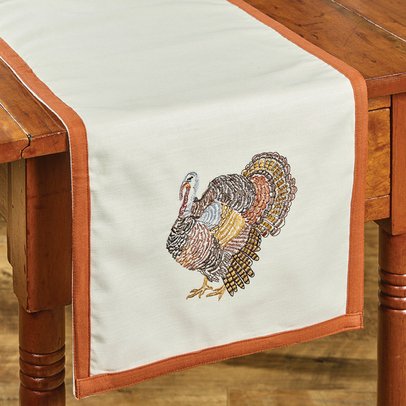  Gobble Gobble Table Runner 13 Inches x 36 Inches, 54" L x 13" W