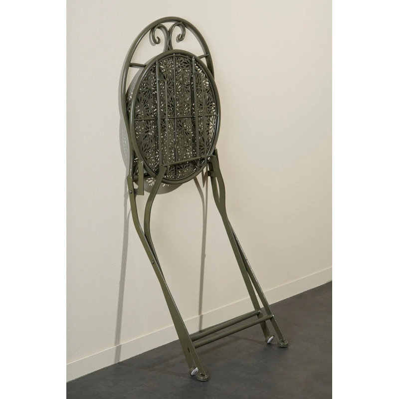 Arbas Patio Dining Side Chair, Green