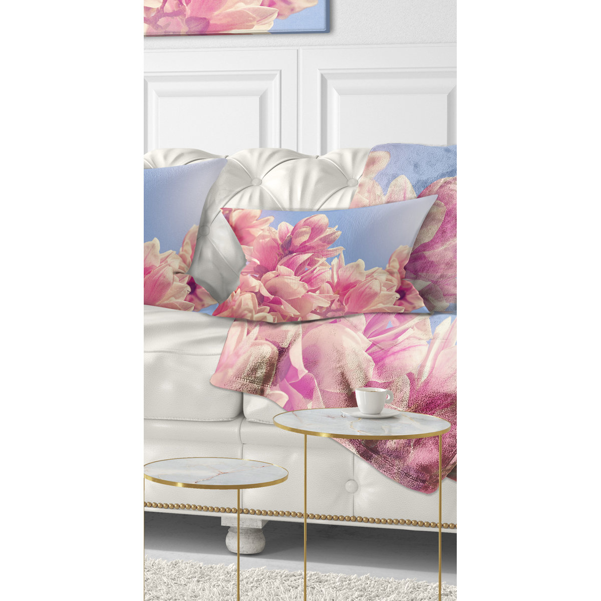 Design Art Lumbar Pillow - Thumbnail 2