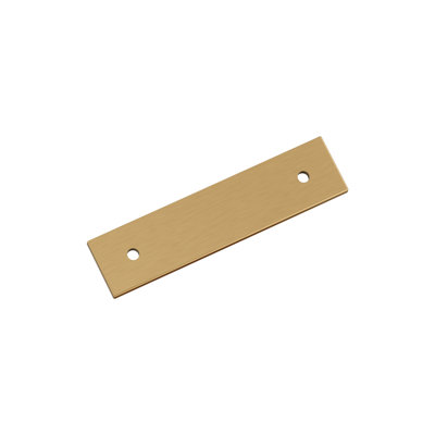 Poignée de porte rectangulaire en bronze champagne Ladera de 3 po (76 mm) de centre à centre Ladera