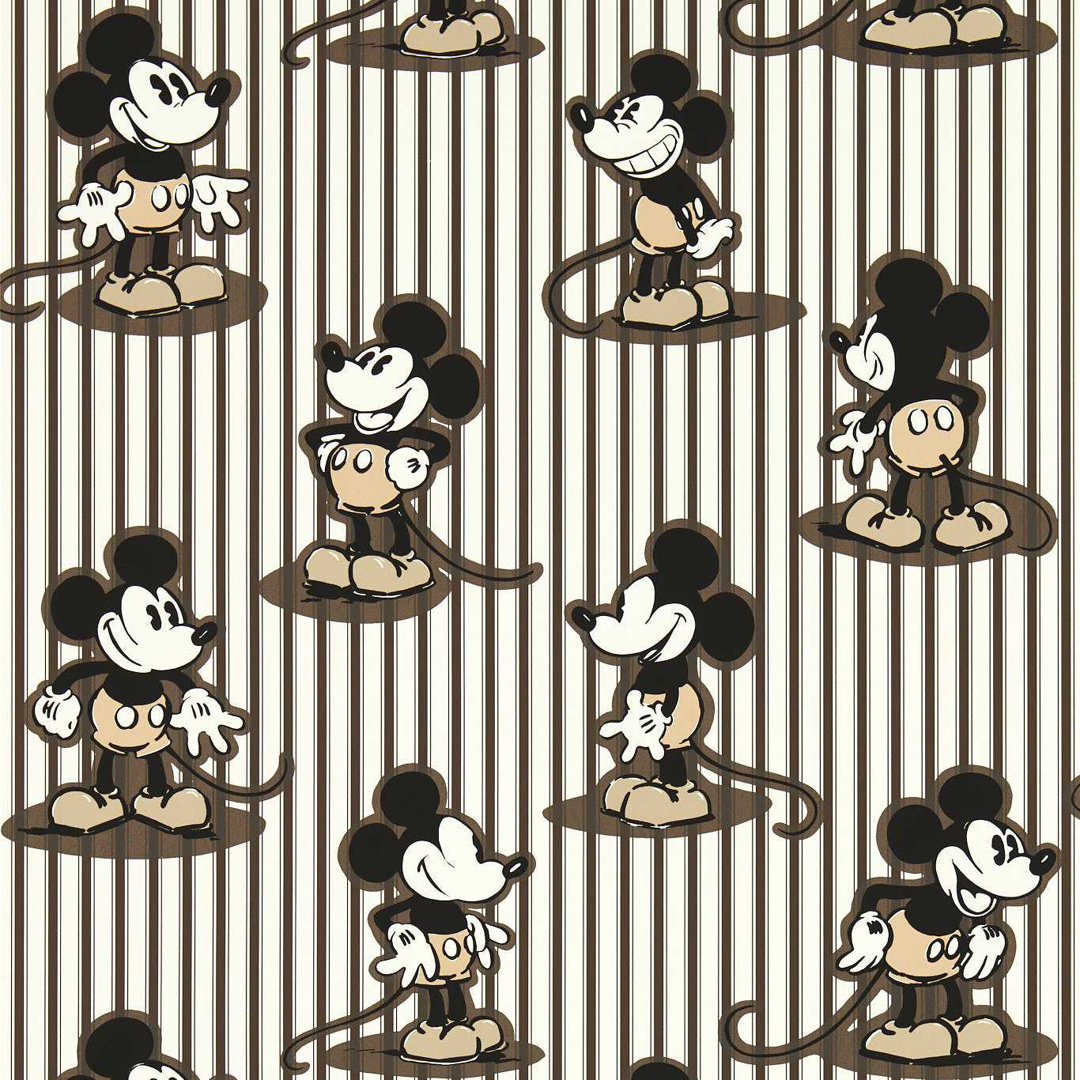 Tapete Mickey Stripe 10,05 m x 68,6 cm