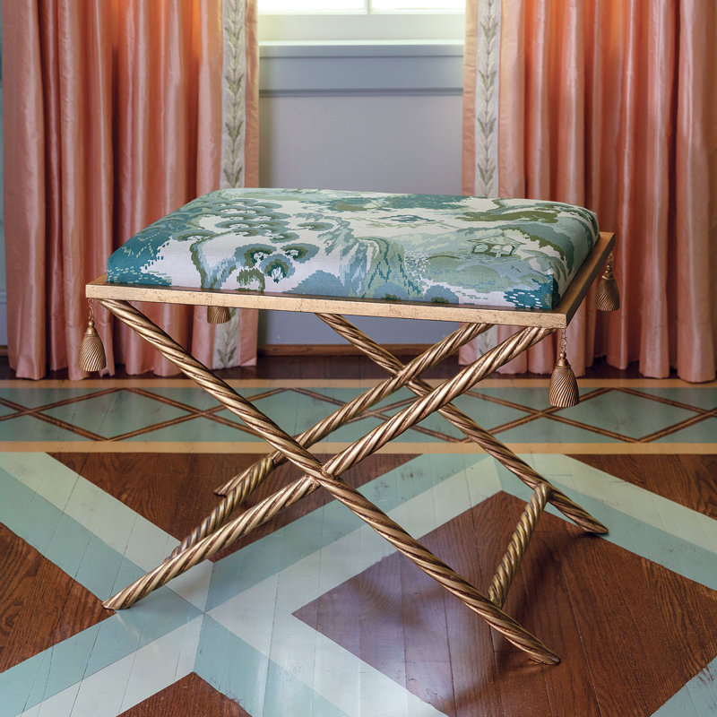 Delfern Upholstered Bench, Celadon