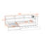 Lit plateforme simple en bois avec tablettes, tiroir, lit gigogne et station de charge-1158010645