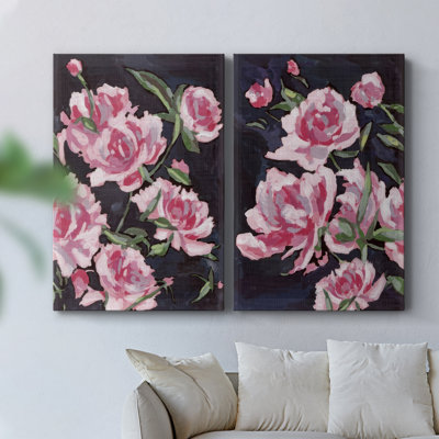 Toile tendue avec châssis Meer Rosa I-Premium - prête à être accrochée