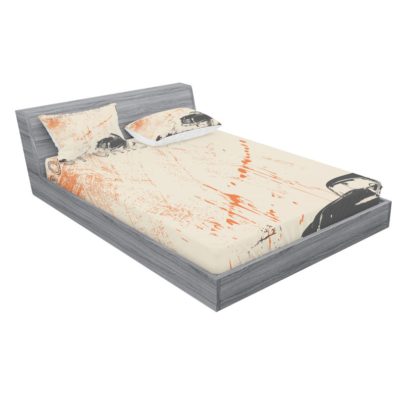 Microfiber Sheet Set, Full Sheet Set with Fitted Sheet