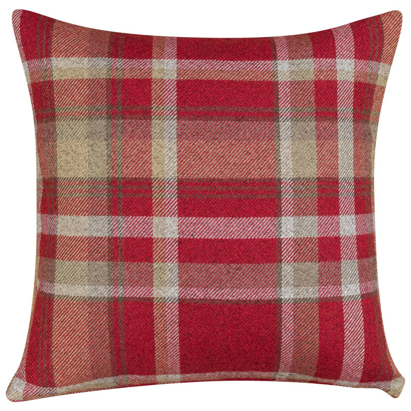 Red Cushion, 43x43cm, Feather filled