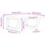 Ronecia 50cm Solid Wood Bathroom Vanity Top-863028144