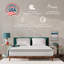 Matelas en mousse viscoélastique gélifiée 10 pouces avec ressorts ensachés individuels, certifié CertiPUR-US, blanc-547246916
