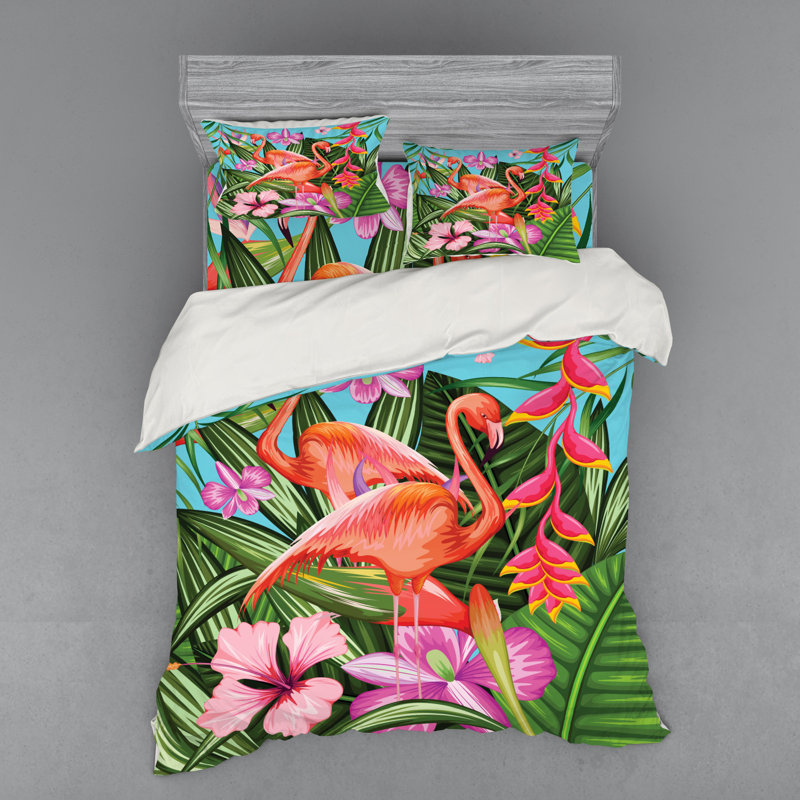 Modern & Contemporary Polyester Paisley Duvet Cover, Queen Duvet Cover + 3 Additional Pieces