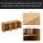67-Inch Modern Wavy Sideboard, Curved Contour Design Storage Cabinet, 6-Door Cabinet With Storage Function, Suitable For Kitchen / Bedroom / Living Room, 67.0"L X 15.7"W X 27.7"H-771512686-771512680