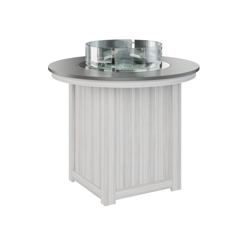 Foyer de table rond à hauteur de comptoir de 44 po Berlin Gardens Donoma, H 37 po x l 44 po x P 44 po