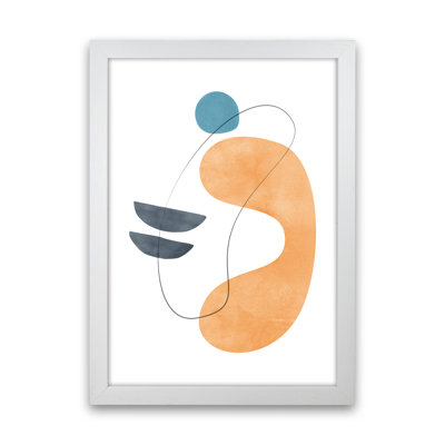 Abstraction With Grey Lines V - Print
